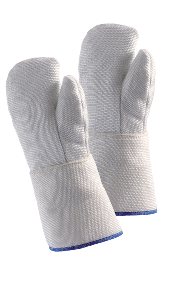 Hitzeschutz Faust-Handschuh aus Silkatgewebe, Länge 60cm